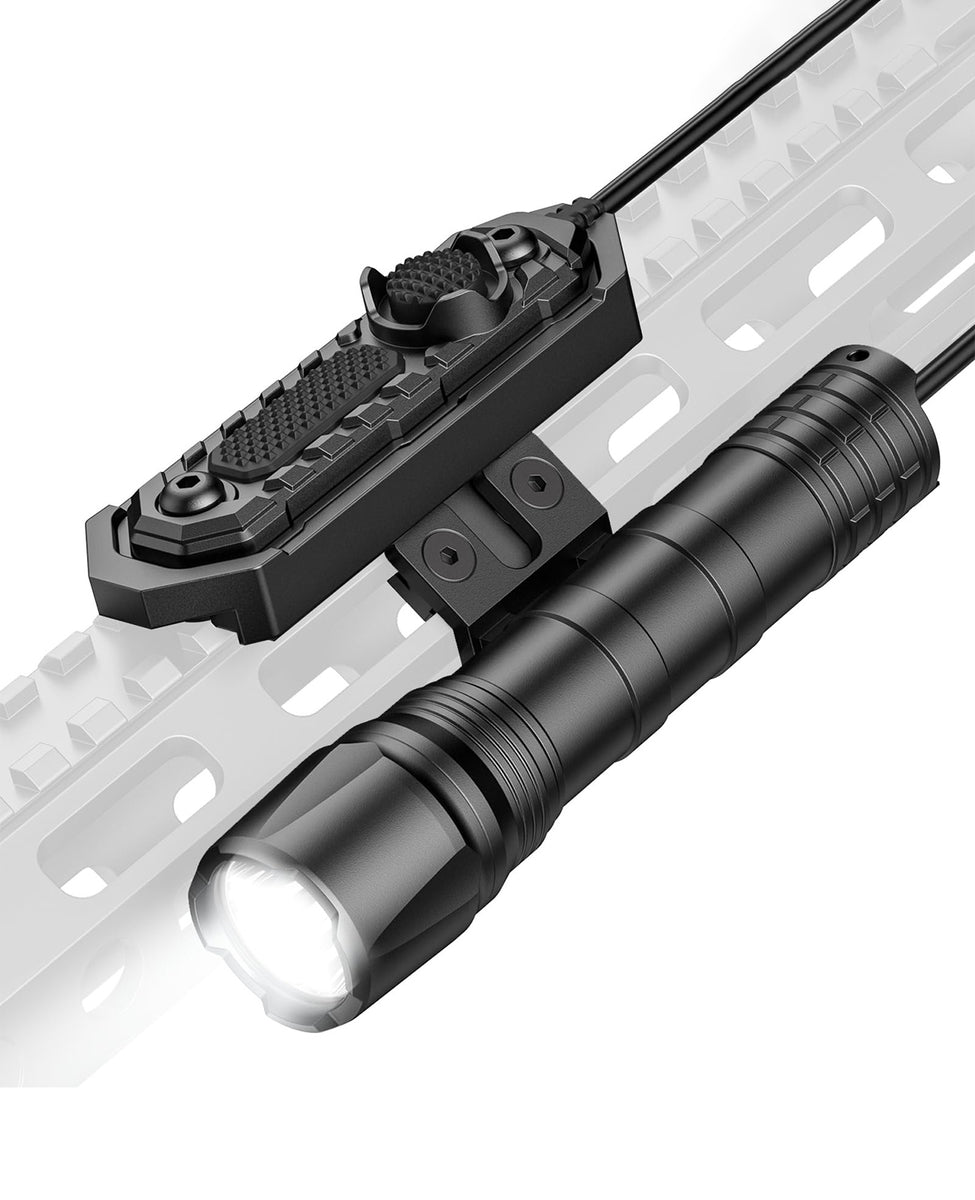 EZshoot 1800 Lumens Rifle Light with Remote Pressure Switch