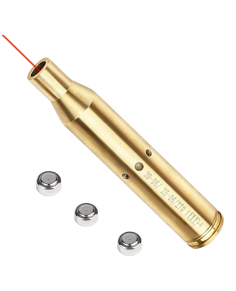 Red Dot Laser Bore Sight Sighter BoreSighter Gun Laser Cartridge Include  Battery