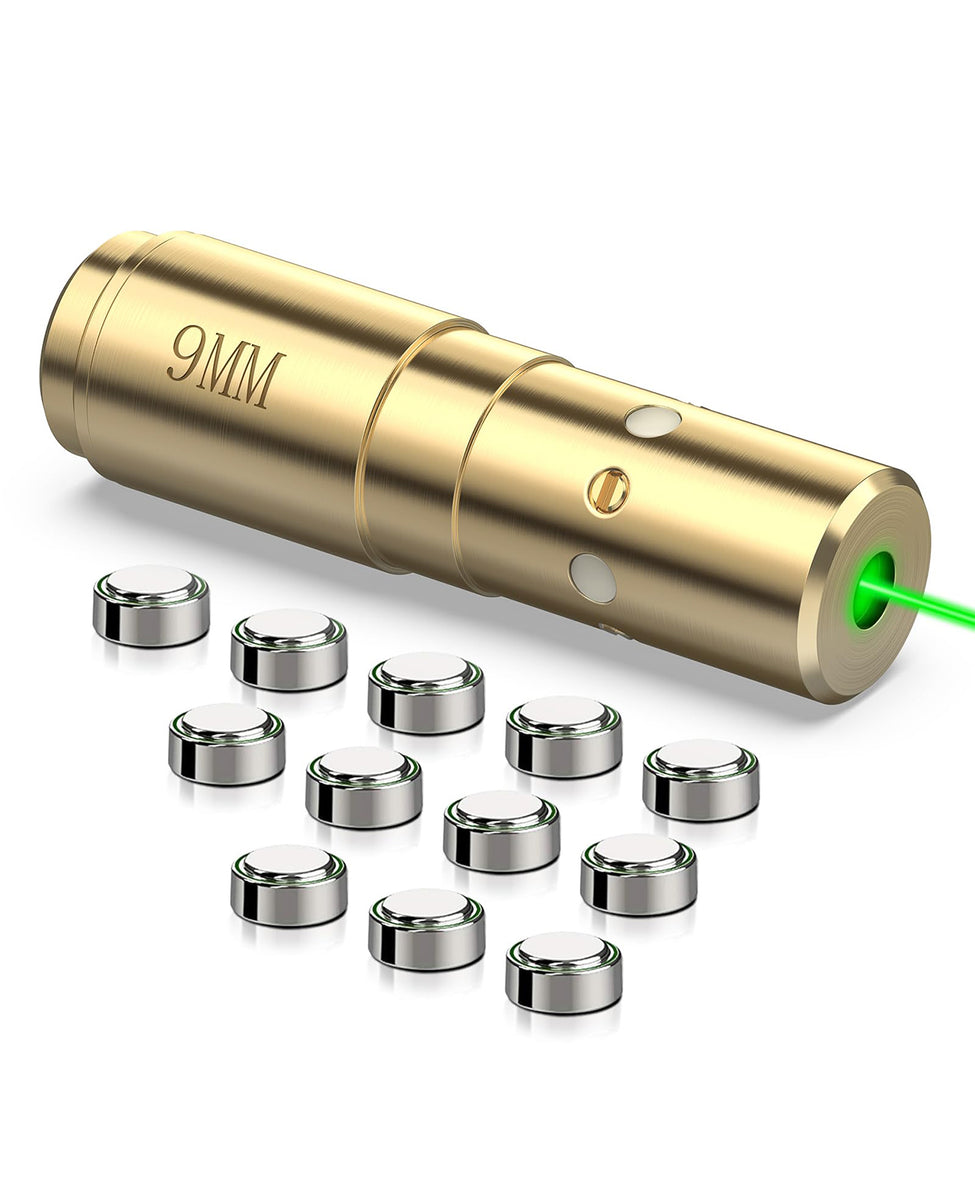 EZshoot Green Laser Bore Sight 223 5.56mm/ 9mm Laser Boresighter