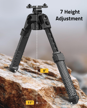 7 height adjustment – EZshoot M-Rail Bipod