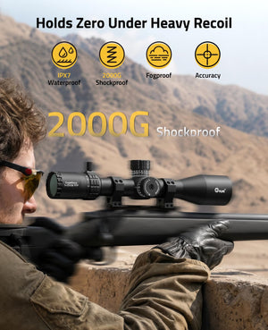 EZshoot 5-25x56 Adjustment FFP Rifle Scope ED Glass