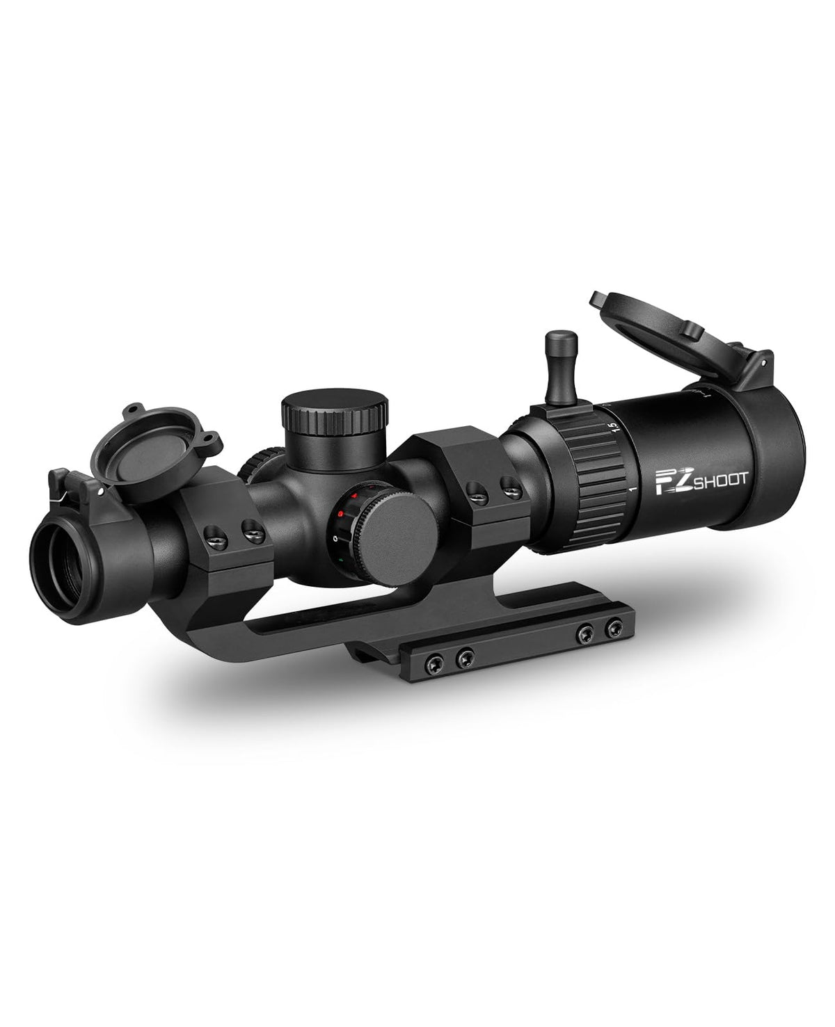 1 4x20 LPVO Rifle Scope Illuminated Reticle Compact
