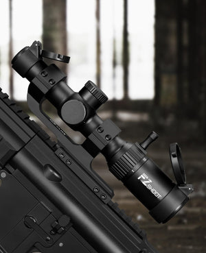 EZSHOOT 1-4x20 LPVO Rifle Scope, Illuminated Reticle, Compact