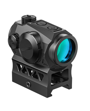 EZSHOOT 2MOA Green Dot Sight, 1x20mm, Motion Awake, Riser