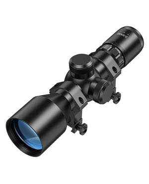 EZSHOOT 3-9x40 Compact Rifle Scope Crosshair Reticle-20mm Picatinny