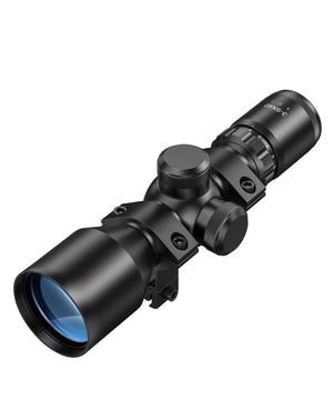 EZSHOOT 3-9x40 Compact Rifle Scope Crosshair Reticle - 11mm Dovetail