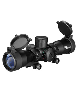 EZSHOOT 4x32 Crossbow Scope, Red/Green, Etched Reticle A
