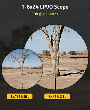EZSHOOT 1-6x24 LPVO Scope