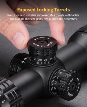 Exposed Locking Turrets