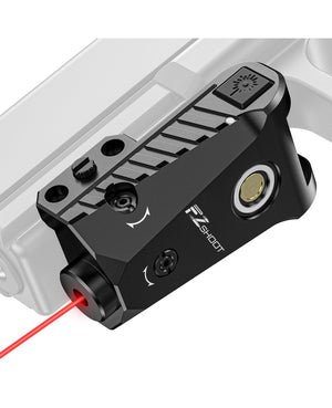 EZSHOOT Red/Green Laser Sight Compatible with Low Profile Picatinny Rail -red