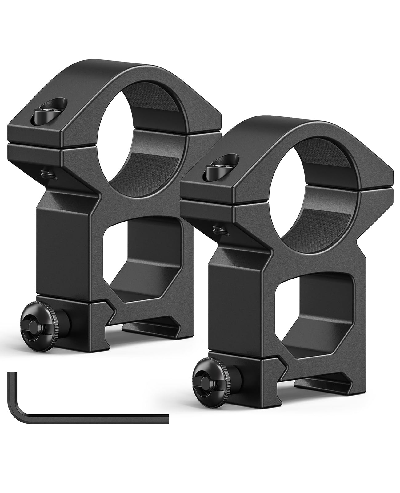 EZshoot 1 Inch Scope Rings 2 PCS for Dovetail and Picatinny Rails