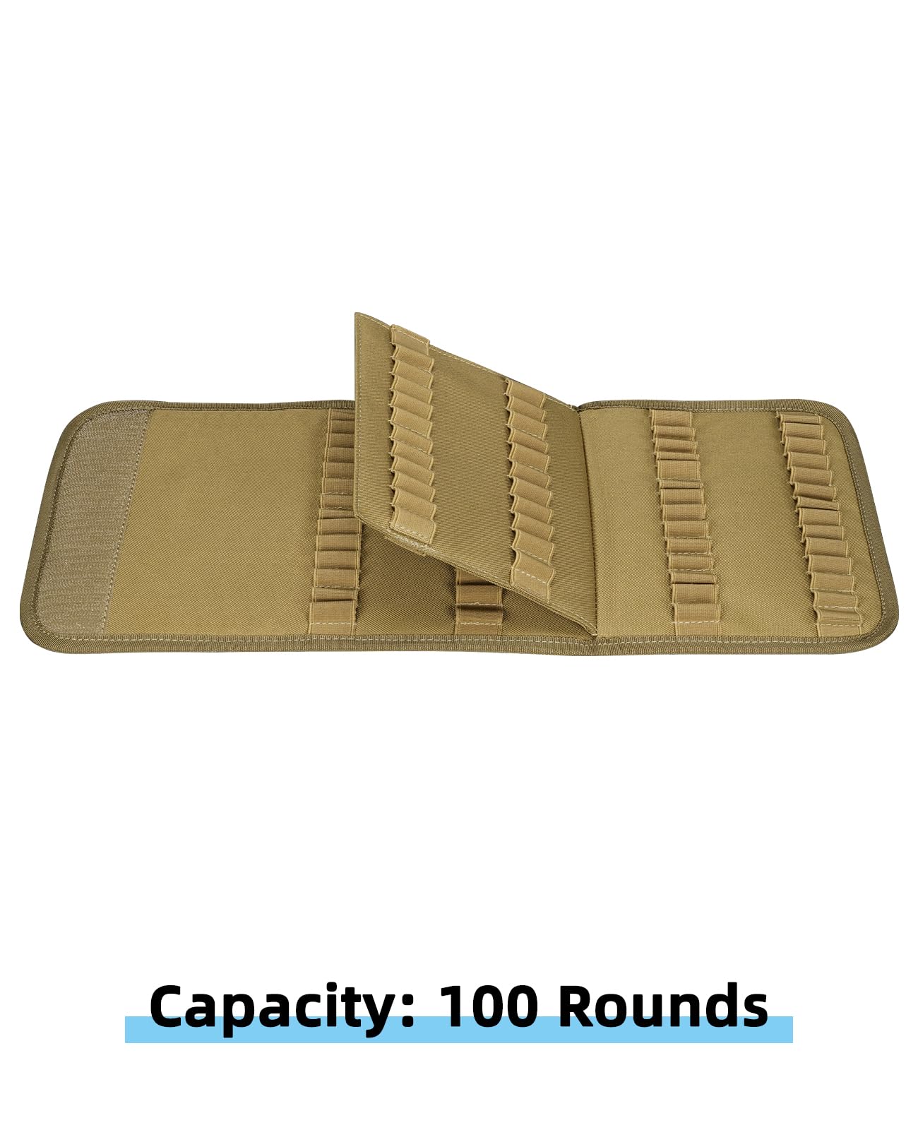 EZshoot 100 Rounds Molle Ammo Pouch Foldable for Range