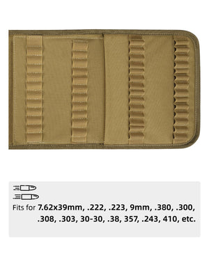EZshoot 100 Rounds Molle Ammo Pouch Foldable for Range