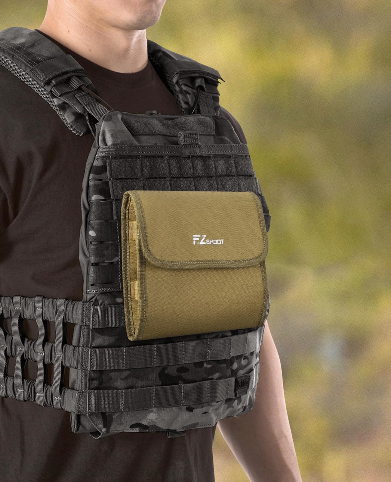EZshoot 100 Rounds Molle Ammo Pouch Foldable for Range