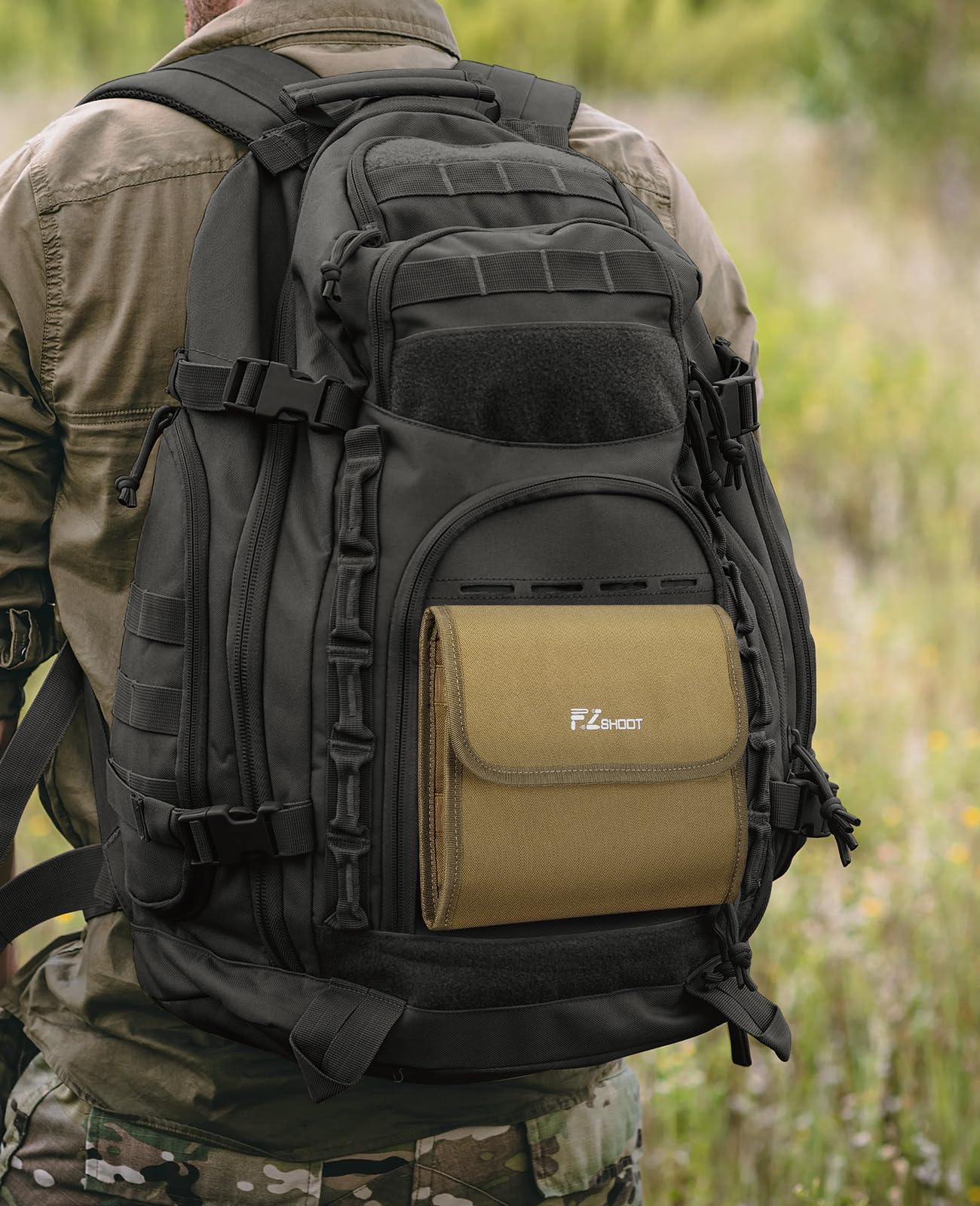 EZshoot 100 Rounds Molle Ammo Pouch Foldable for Range