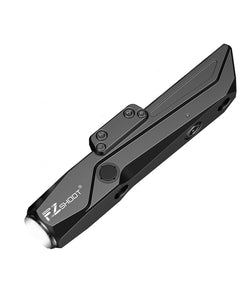 EZshoot 1700 Lumens Tactical Flashlight Green Laser Combo with Strobe Mode
