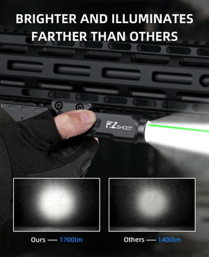 EZshoot Best Light Laser Combo - Brighter and Illuminates Farther than Others