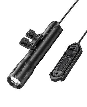 EZshoot 1800 Lumens Tactical Rifle Flashlight with Pressure Switch for M-lok Rail