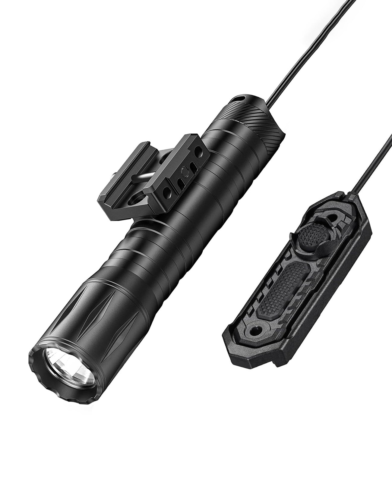 EZshoot 1800 Lumens Tactical Rifle Flashlight with Pressure Switch
