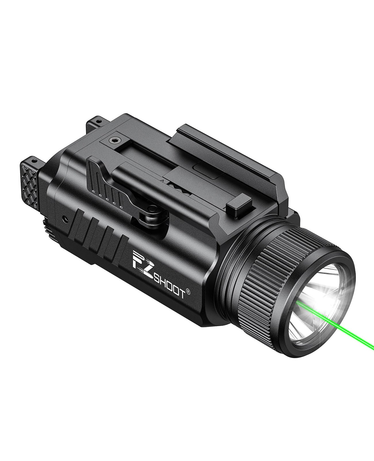 EZshoot 2000 Lumen Laser Light Combo Tactical Flashlight for Pistol
