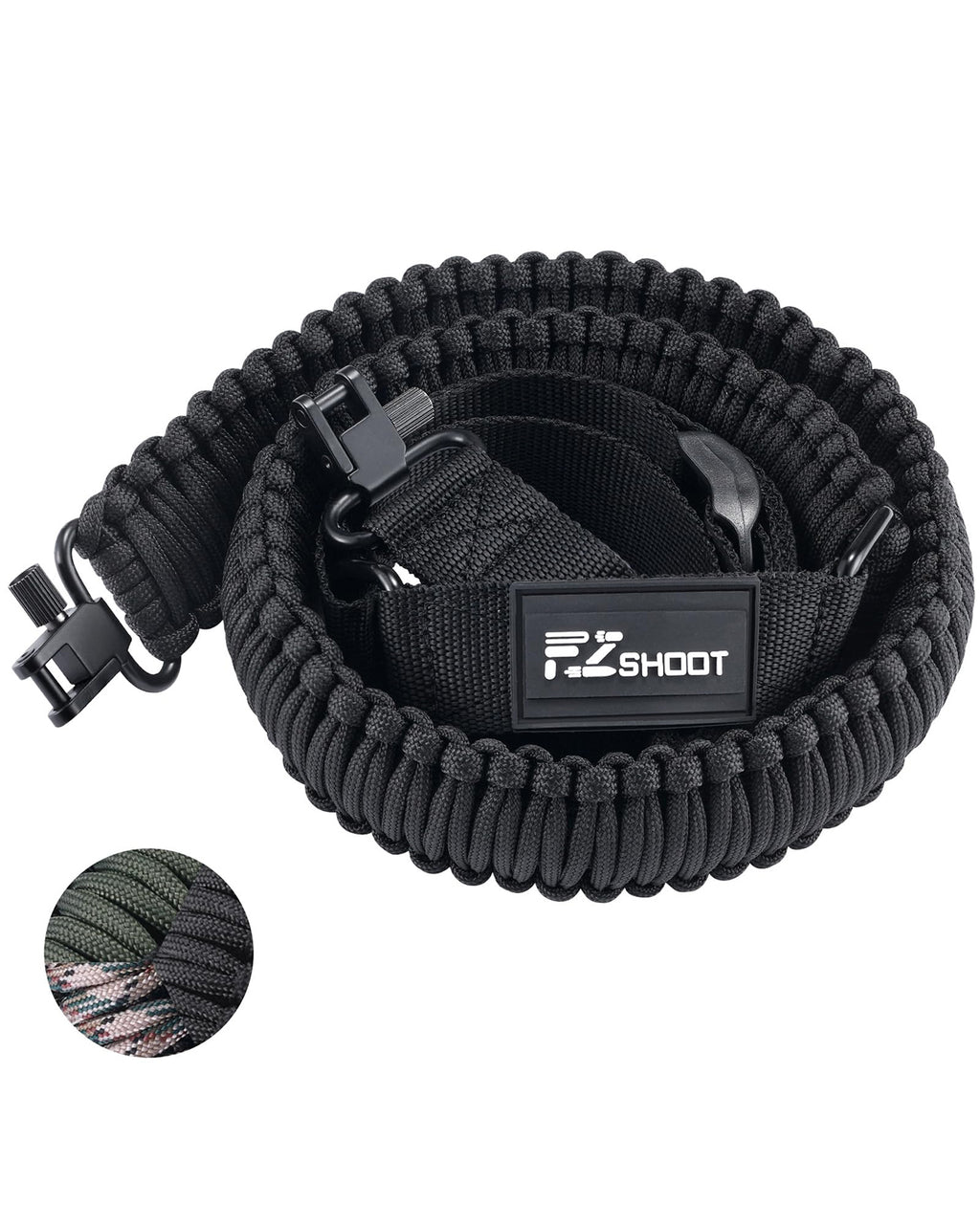EZshoot 550 Paracord Sling Quick Adjust Two Point Rifle Sling