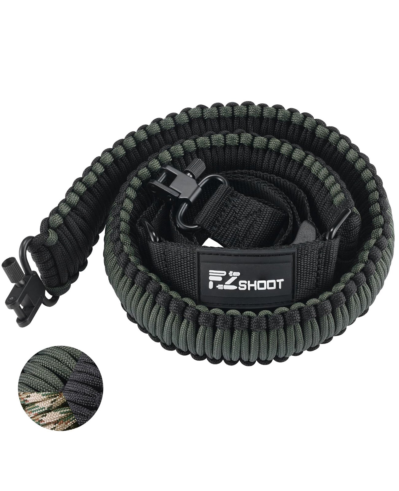 EZshoot 550 Paracord Sling Quick Adjust Two Point Rifle Sling