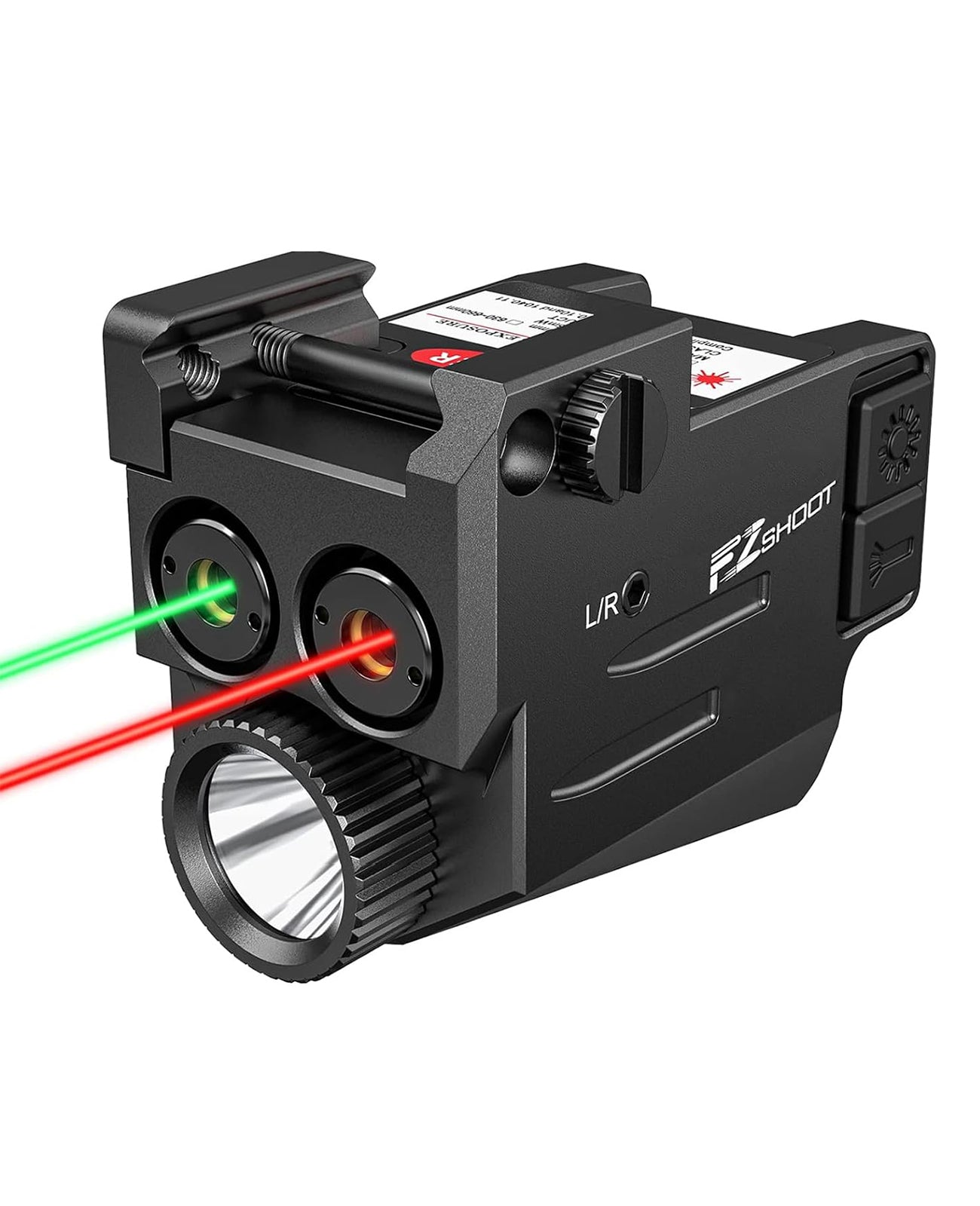 EZshoot 700 Lumens Pistols Dual Laser Light Combo