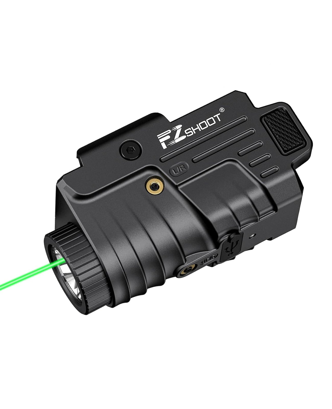 800 lm lithium flashlight rechargeable EZshoot 800 Lumens Rechargeable Pistol Light Laser Combo