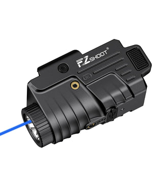 EZshoot 800 Lumens Bright Laser Flashlight for Glock Pistols and Picatinny Rails