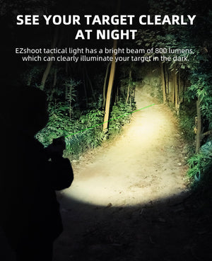 EZshoot Bright Light with Green Laser Beam - See Your Target Clearly At Night