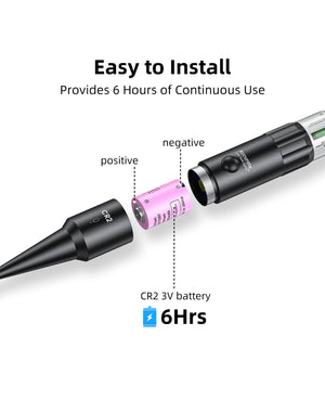 EZshoot Laser Boresighter is Easy to Install and provides 6 Hours of Continuous Use