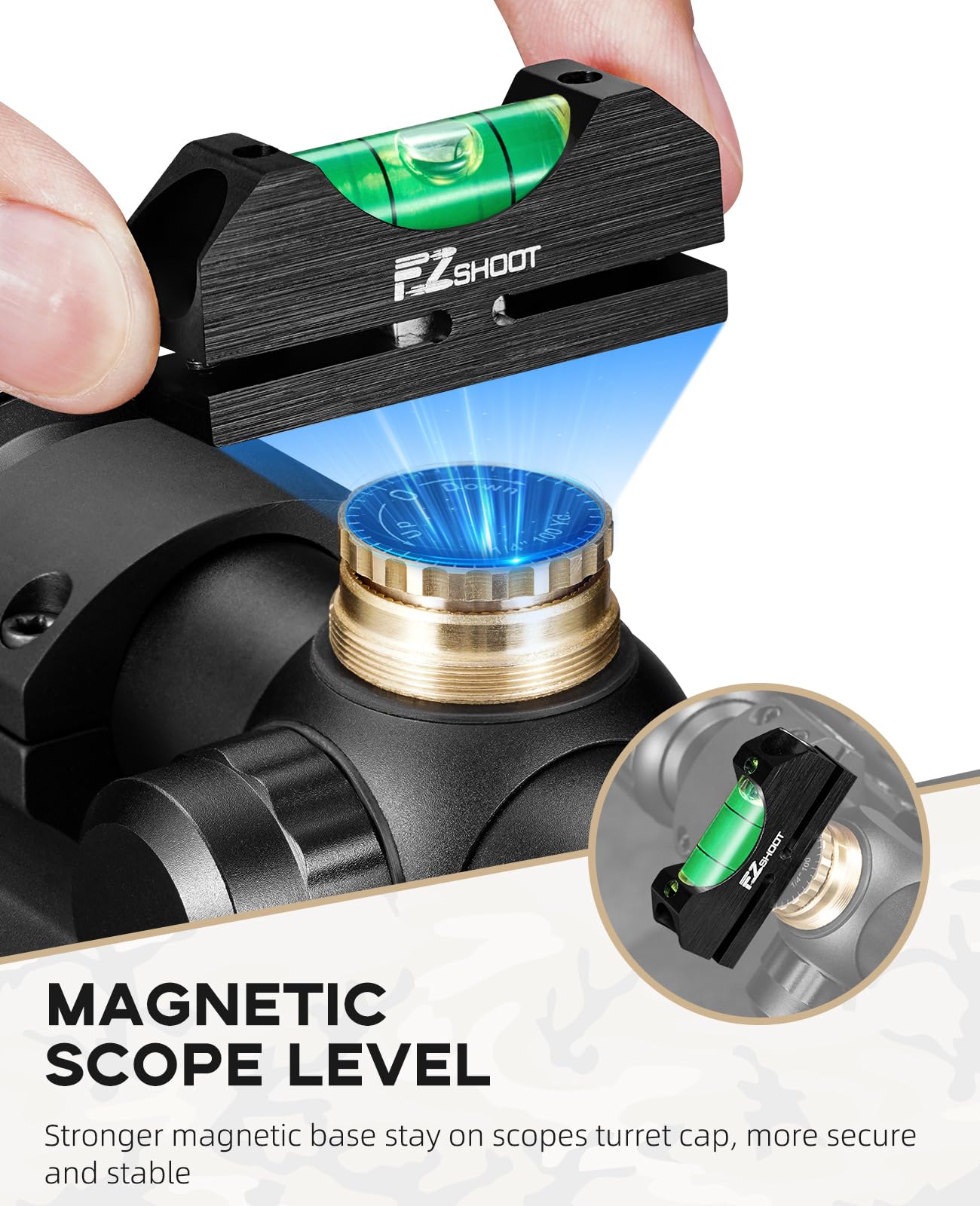 EZshoot Bubble Leveling Kit Universal Magnetic Scope Leveling Tool