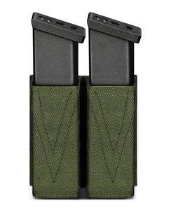 EZshoot Double Pistol Insert Molle Magazine Pouch with Quick Release