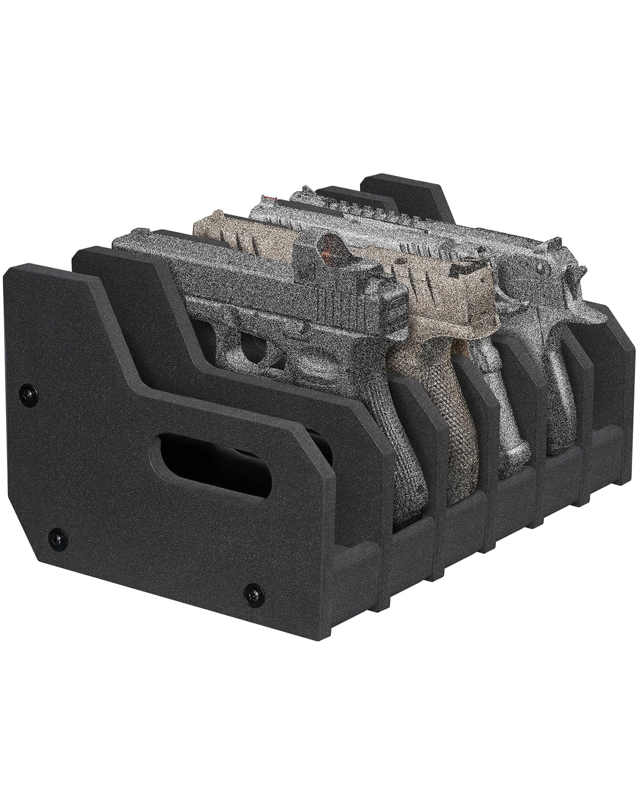 EZshoot Foam Pistol Rack for Storage Gun Safe Shelf
