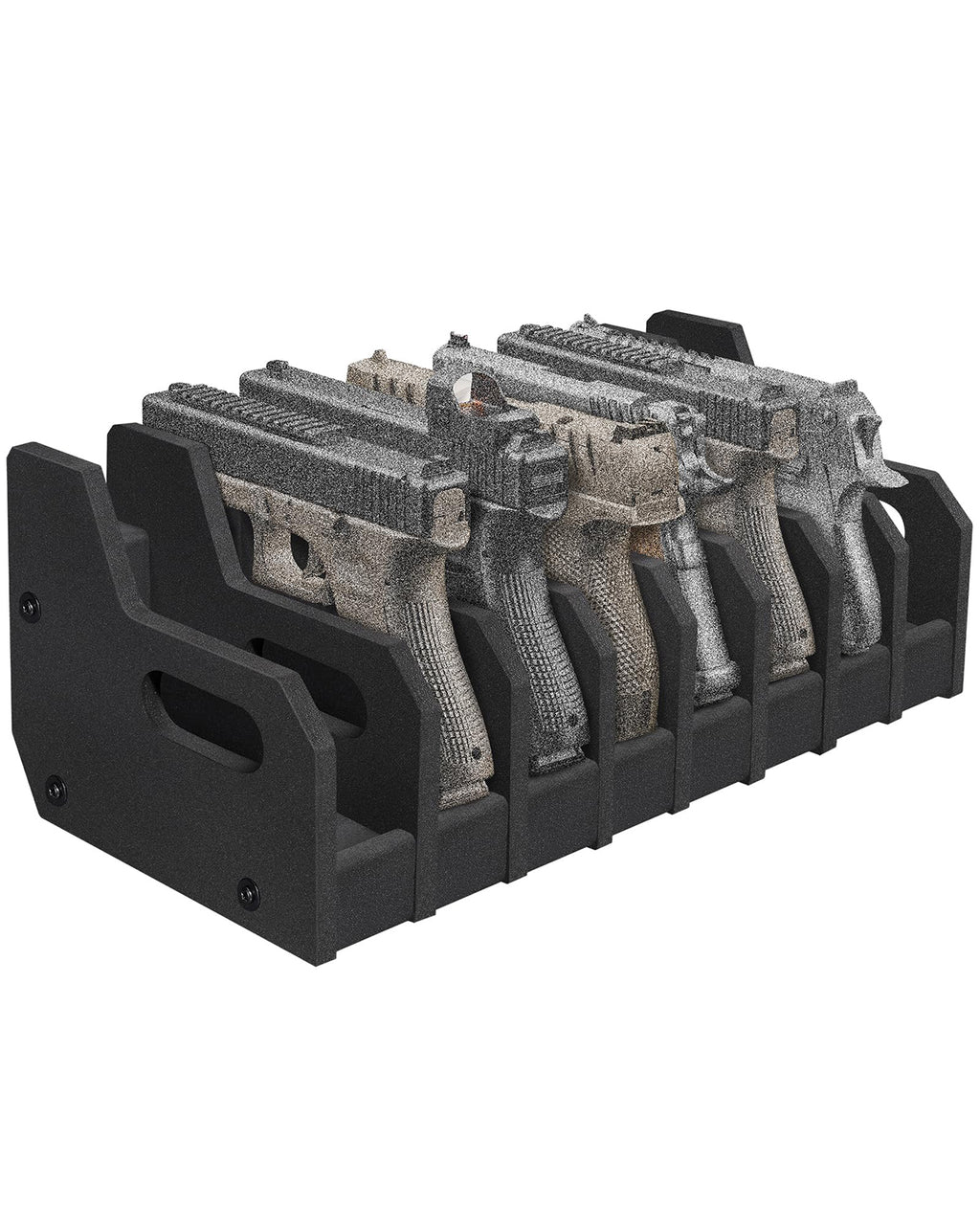 EZshoot Foam Pistol Rack for Storage Gun Safe Shelf