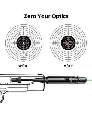 EZshoot Best Laser Bore Sight for Rifle Handgun Shooting Zero Your Optics