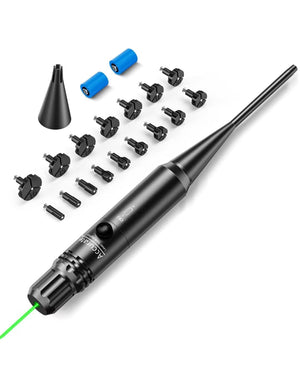 EZshoot Best Laser Bore Sight Kit for .17 to 12GA Caliber Rifle Shooting
