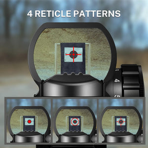 EZshoot Best Red Dot Sight with 4 Reticle Patterns