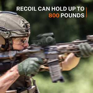The Recoil of EZshoot Red Dot Sight can Hold Up to 800 Pounds