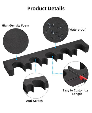 EZshoot Indoor Foam Gun Rack Rifle Rack with Magnetic Strip