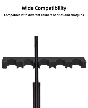 EZshoot Indoor Foam Gun Rack Rifle Rack with Magnetic Strip