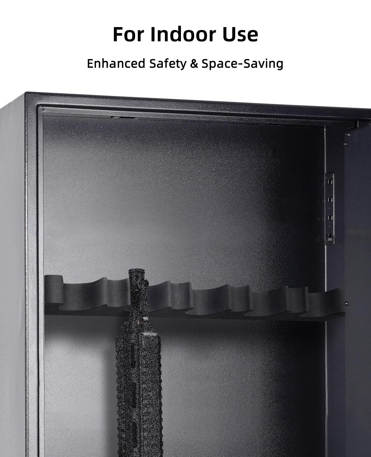 EZshoot Indoor Foam Gun Rack Rifle Rack with Magnetic Strip