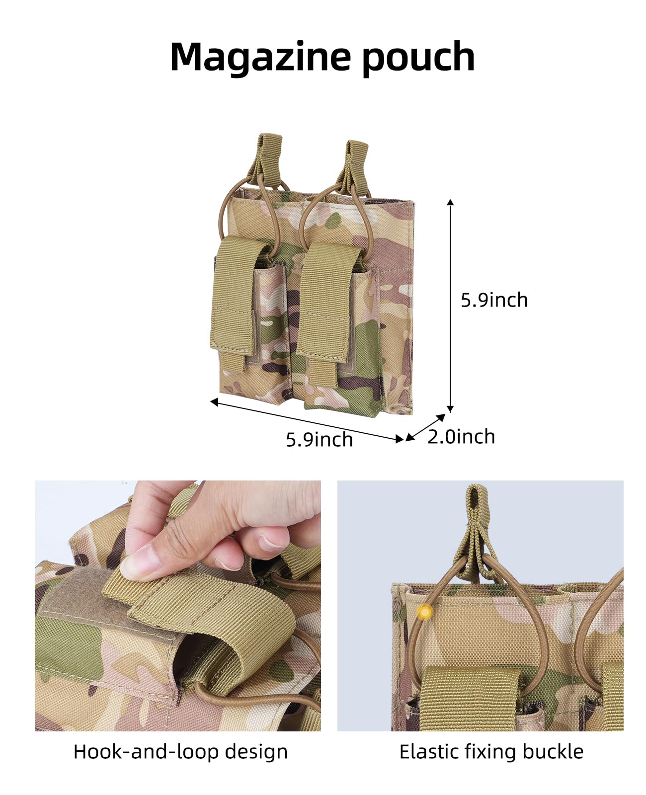 EZshoot Multifunctional 7 in 1 Tactical Belt for Outdoor Sport