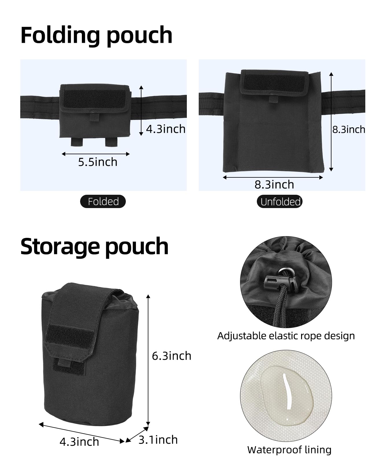 EZshoot Multifunctional 7 in 1 Tactical Belt for Outdoor Sport