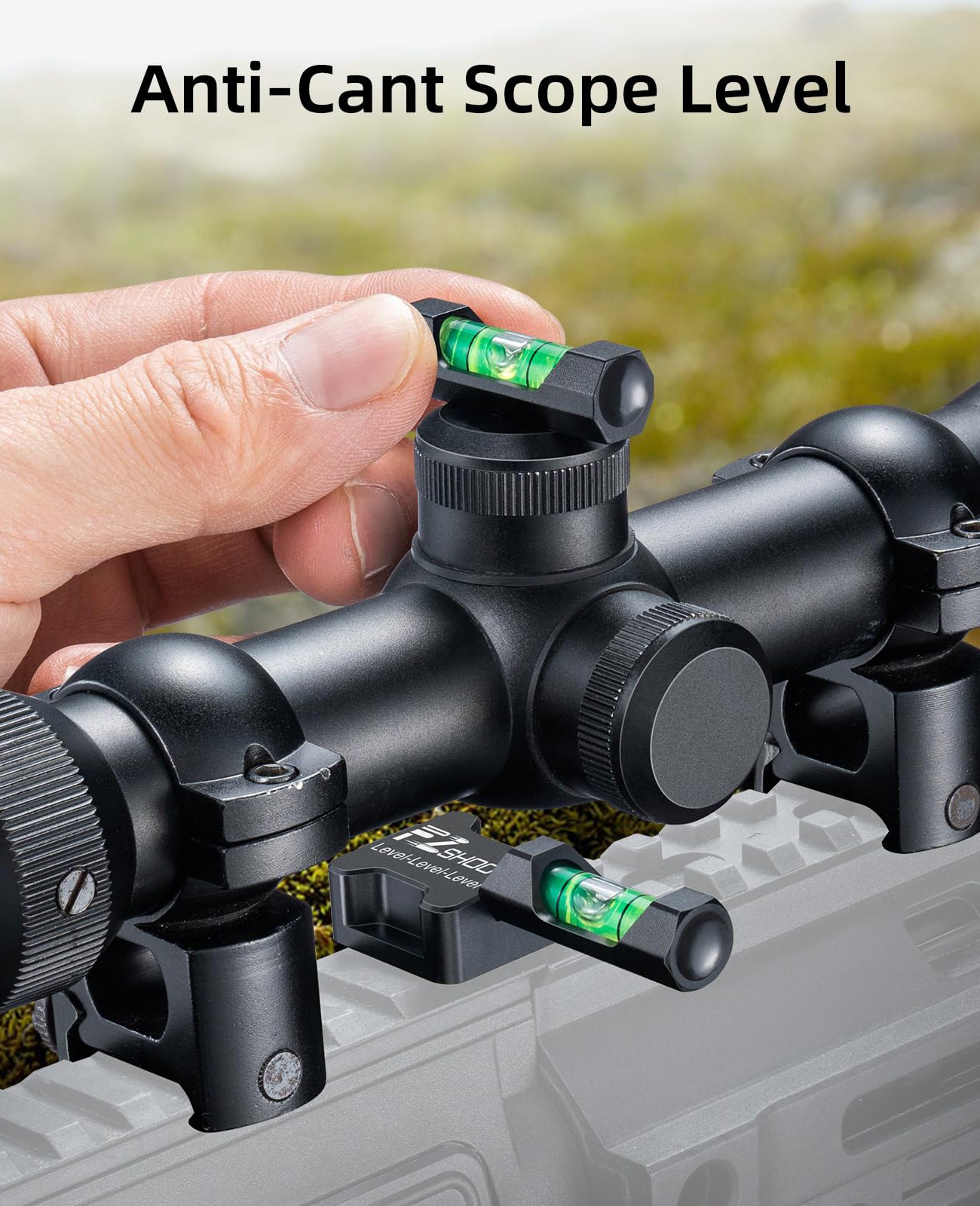 EZshoot Precise Calibration Scope Bubble Level Tool with Strong Magnetic Base