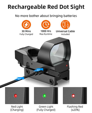 Rechargeable Best Red Dot Sight for Hunting