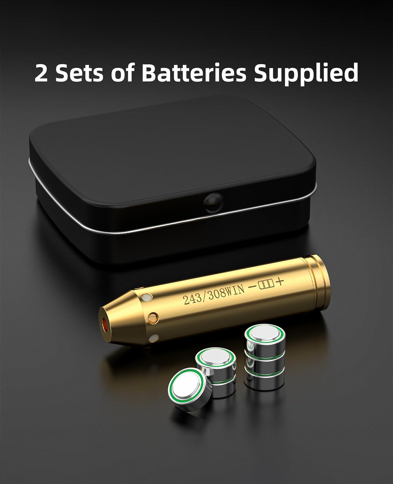 EZshoot Best Bore Sight Red Laser Boresighter with 2 Sets of Batteries Supplied