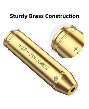 EZshoot Best Laser Bore Sight is made of Sturdy Brass Construction Bore Sighting Tool