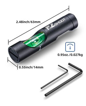 Product Size of EZshoot Best Leveling Kit for Picatinny Rail