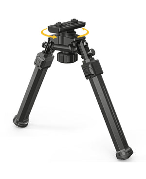 ezshoot sturdy bipods tactical bipod for rifles ar15 portable hunting bipod compatible with m rail